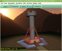 A 3D file viewer, view3dscene, made with Castle