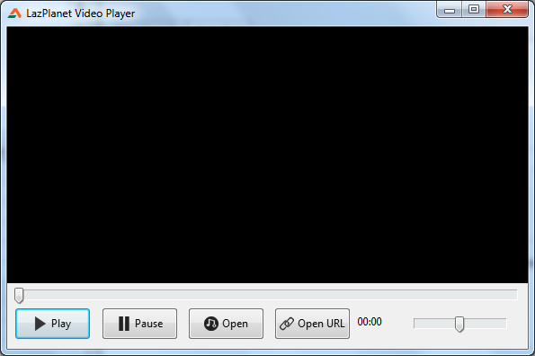 Video Player made in Lazarus with PasLibVLC (preview)